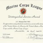Distinguished Service Award, 08.16.2012