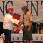 Jerry VanHecke, Eagle Scout Detachment Chairperson & Sidney Hanson, 08.10.2013