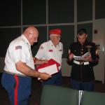 Dept of Florida Marine Corps League Adjutant--John C Marsh, Sr
ET Brisson Detachment Eagle Scout Liaison -- Jerry Van Hecke
USMC Recruiter--Sgt Alexander Roa
