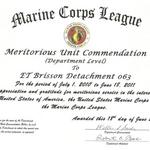 FL Dept Meritorious Unit Commendation June 18, 2011