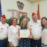 NCOIC Dennis “Doc” Hemberger,  Peyton Batiato  ,Commandant Jim Buchholz,  and  Family,   05.24.2017