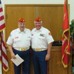 Sr Vice Commandant Mike Nurmikko and Commandant Dennis "Doc" Hemberger