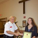 NCOIC Bob Luparello & Jade Hemberger (daughter of Dennis Hemberger, Detachment Member)