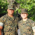 
GySgt Mark Whalen II & 
Lance Cpl Rueben M Carrillo III