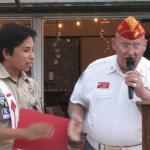 John Marsh, Dept of FL Boy Scout Liaison & Michael J. Tamayo, 11.03.2012