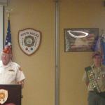 Jerry VanHecke, Detachment Boy Scout Chairperson and Daniel Garren, Jr, 06.04.2013