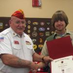 Matthew M Paine and John C Marsh, Sr, Dept of FL Boy Scout Liaison 