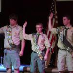 Richard J Guthie, Carson Schneider, Richard Burtin III, Troop #255, 11.01.2014