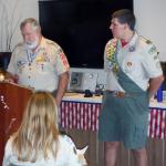 Christopher Peter Wallack with William Kocses 04.26.2015.  William is a founder and former Scout Master of Troop #951.