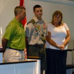 Thomas P Costain II with parents