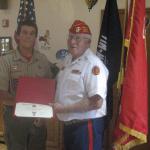 Jared Berthelsen and Jerry Van Hecke, Detachment Boy Scout Liaison, 3 July 2012