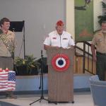 Jerry VanHecke, Detachment Boy Scout Liasion and Caleb Kimble 10.27.2012