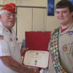 Jerry VanHecke, Detachment Boy Scout Liasion and Caleb Kimble 10.27.2012