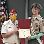 Trey Kenneth Connor, Troop #2001, COH--01.03.2021
with Jerry Van Hecke, ET Brisson Eagle Scout Liaison