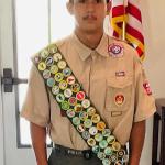
Julio Rodriguez, Troop #243, at Court of Honor 30 September 2023
Julio earned 137 Merit Badges by his COH and was scheduled to attain two [2] more and will have earned every Merit Badge in Scouting.
