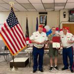 
Patrick Lincoln with Detachment Commandant Jim Buchholz & Eagle Scout Liaison Jerry Van Hecke
COH:  17 February 2024