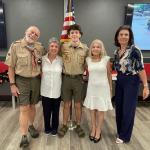 
Joseph White & Family at Court of Honor 11.09.2025
