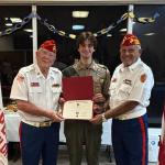 
Caleb Calabrese Court of Honor 12.21.2025, Troop #2001 with
Detachment Representatives
Jerry VanHecke and VK Melhado III