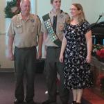 
Eagle Scout Kristian Hustrulid with Parents 12.18.2021