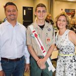 
Eagle Scout Adam David Blais with Parents