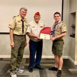 
Lucas Lothrop, Troop #226
Court of Honor 12.19.2022
with Dad and ET Brisson Detachment Eagle Scout Liaison Jerry Van Hecke