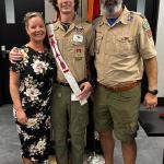
Jacob Matthew Shanahan with Parents at Eagle Scout Court of Honor 04.26.2026