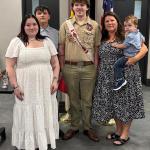 
Jesse Mooneyham and Family at Eagle Scout Court of Honor 09.02.2026