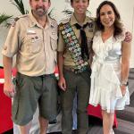 
Roman Janopoulos with Parents at Eagle Scout Court of Honor, 10.24.2026