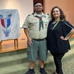 
Eagle Scout Jonathan Herrera Rodriguez with Mother at Court of Honor 03.07.2026