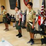 Triple Court of Honor, Troop #2001, 26 July 2020 - Alex Aristizabal, Tristan Bashaw and Michele Santorsola