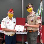Jerry VanHecke, Detachment 063 Eagle Scout Liaison with Thomas Beatty, Troop #2001;  12.06.2020 Court of Honor