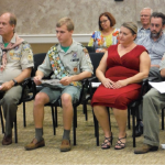 Johnathan Poteet with Parents and Brother Chris, who made Eagle scout Nov 2014