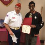 Abhijith Neelamchlil, 19 August, 2018, Troop #2001, with Mike Nurmikko