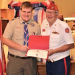 Tyler LaBreche, Troop #915, 04.06.2019 with Jerry Van Hecke, Detachment Eagle Scout Liaison