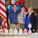 Charles T  Meyer with Parents