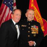 General Charles Krulak, 
31st Commandant of the 
United States Marine Corps and Brigadier General Thomas Draude
