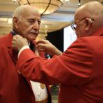 
Fred Avril being presented the
the Korean War Ambassador
for Peace Award 
 