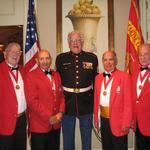 Marines of the Years:  VanHecke, Marsit, Stewart, Bray, Marsh